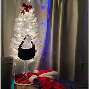 Coach Black Quilted Signature, with Leather